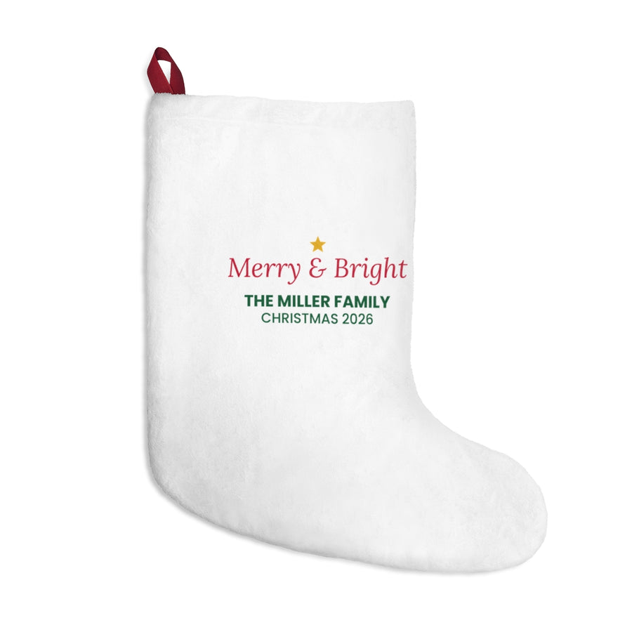 Family Christmas Christmas stockings (example)
