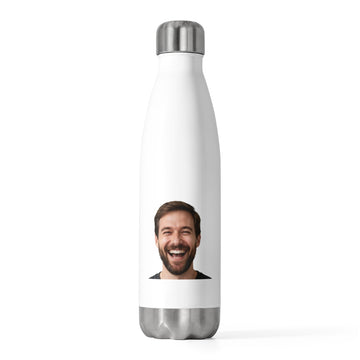 Put a face on a water bottle