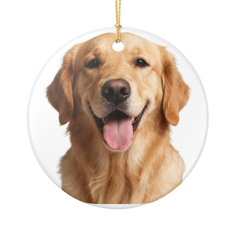 Print my dog on an ornament (example)
