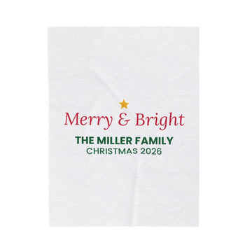 Family Christmas blankets