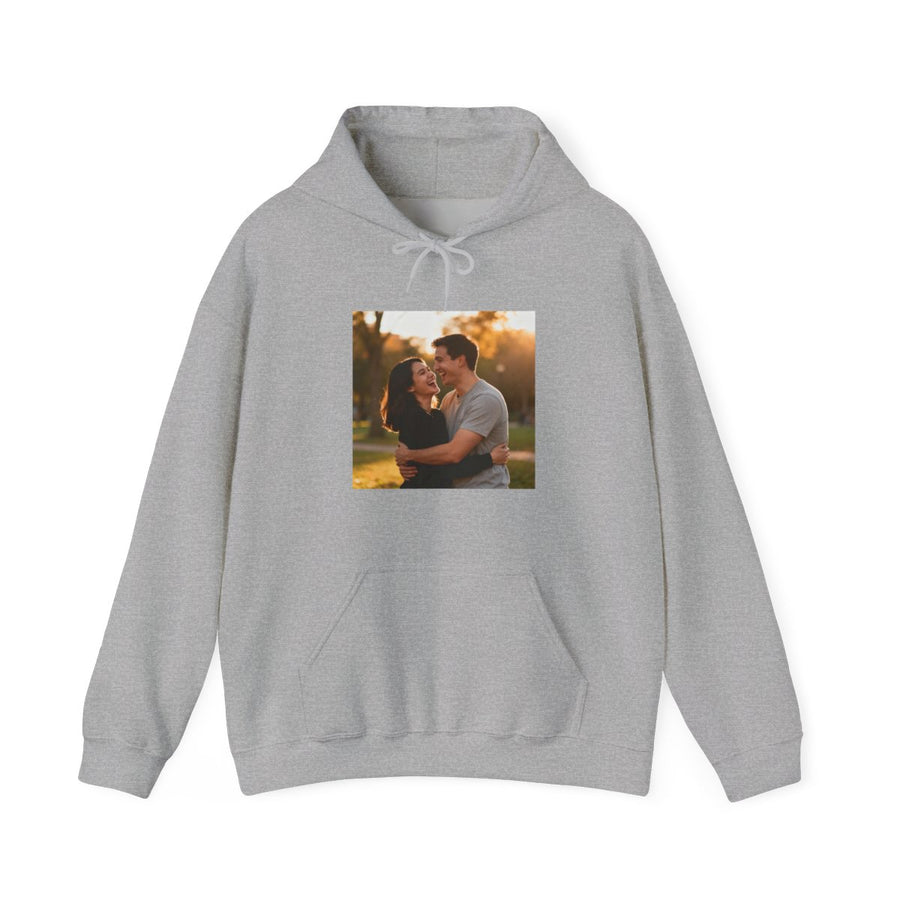 Put our photo on a hoodie (example)