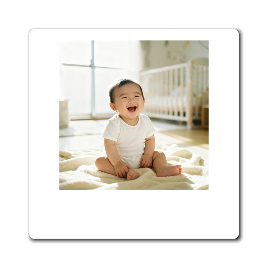 Put my baby's photo on a magnet (example)