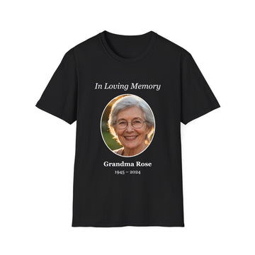Memorial shirts with a picture