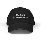 Santa's Problem Christmas Denim Hat