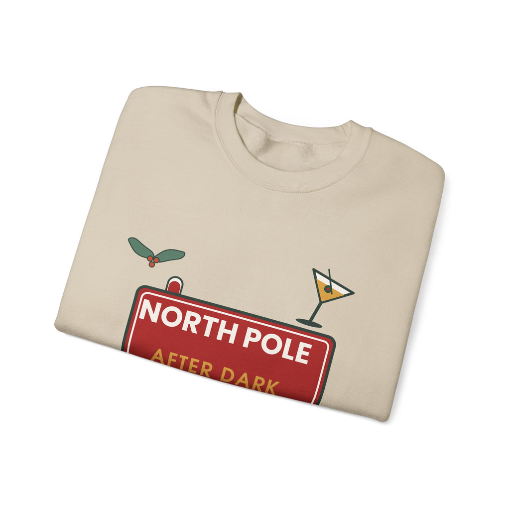 North Pole After Dark Christmas Sweatshirt