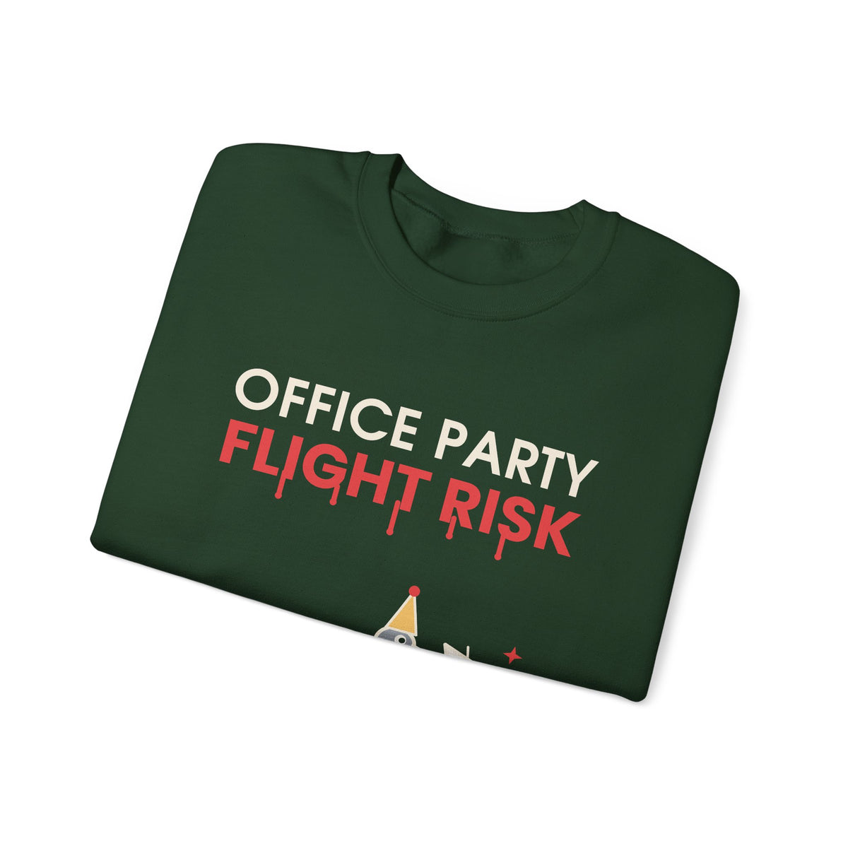 Office Party Flight Risk Christmas Sweatshirt