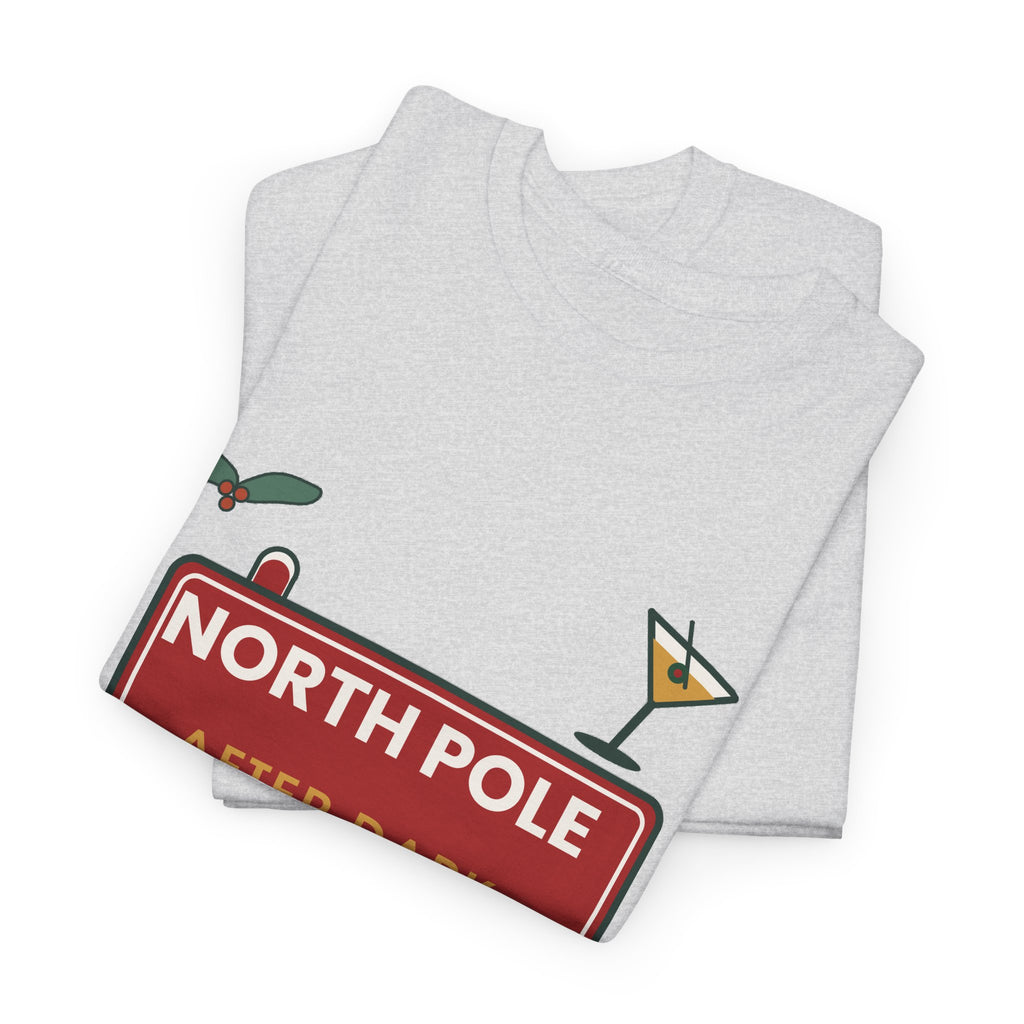 North Pole After Dark Christmas T-Shirt