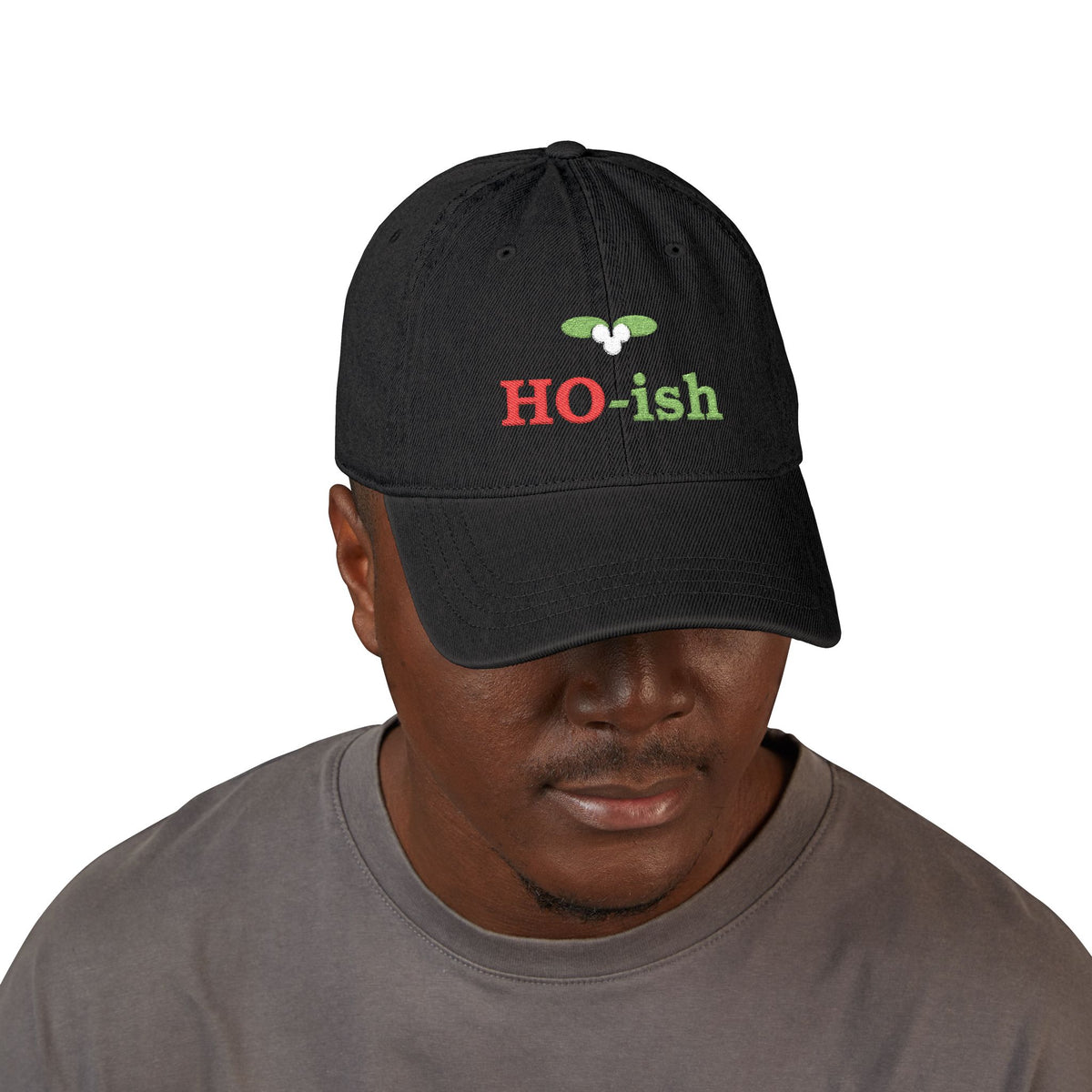 HO-ish Christmas Denim Hat