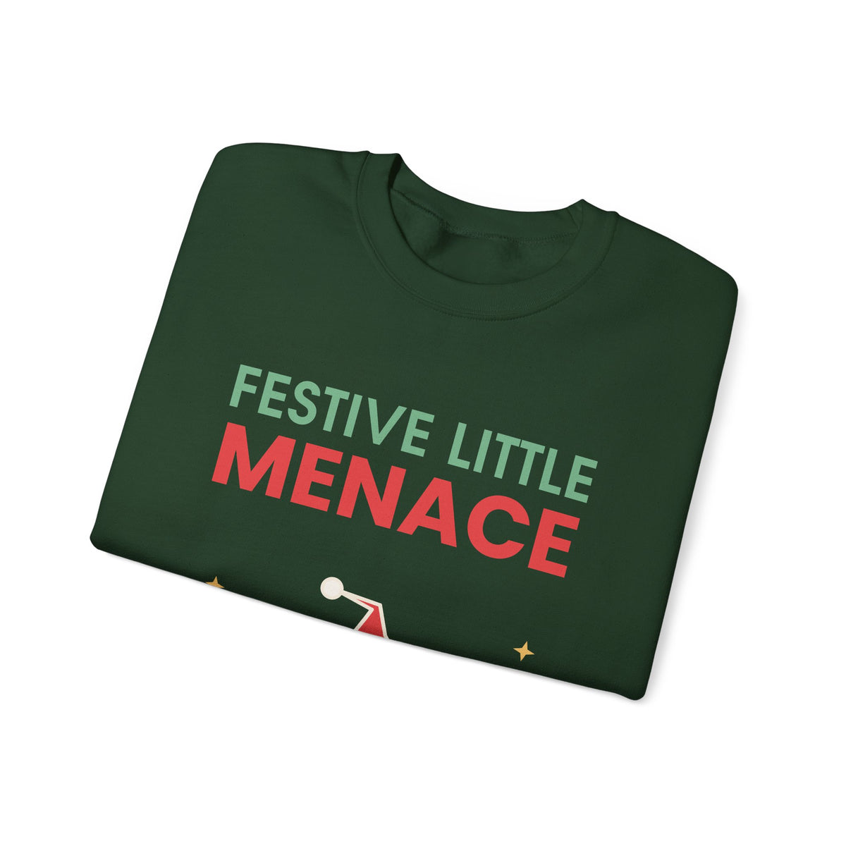 Festive Little Menace Christmas Sweatshirt