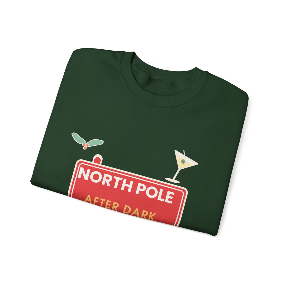 North Pole After Dark Christmas Sweatshirt