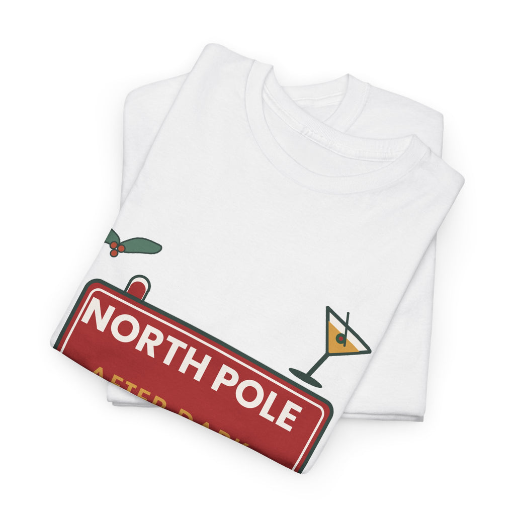 North Pole After Dark Christmas T-Shirt