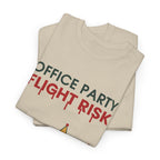 Office Party Flight Risk Christmas T-Shirt