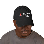 Ho Ho No Christmas Denim Hat