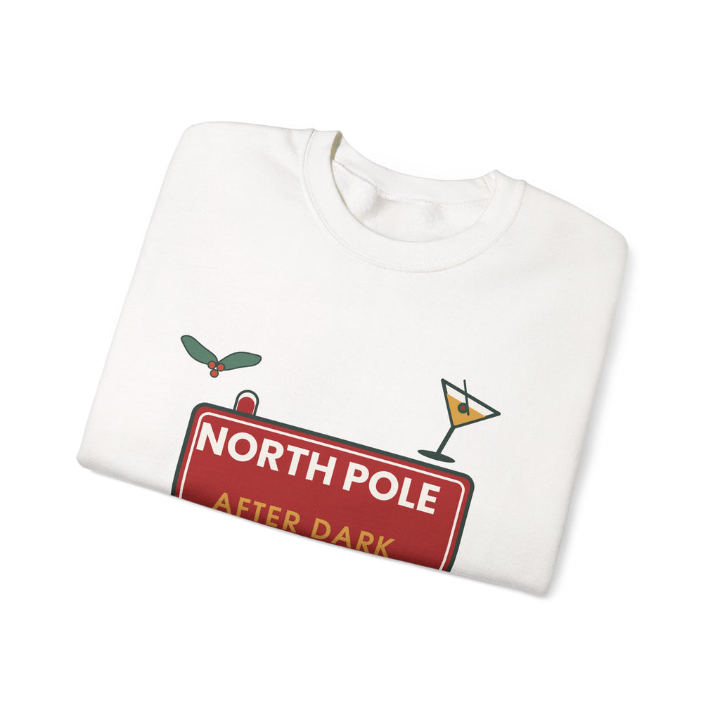 North Pole After Dark Christmas Sweatshirt