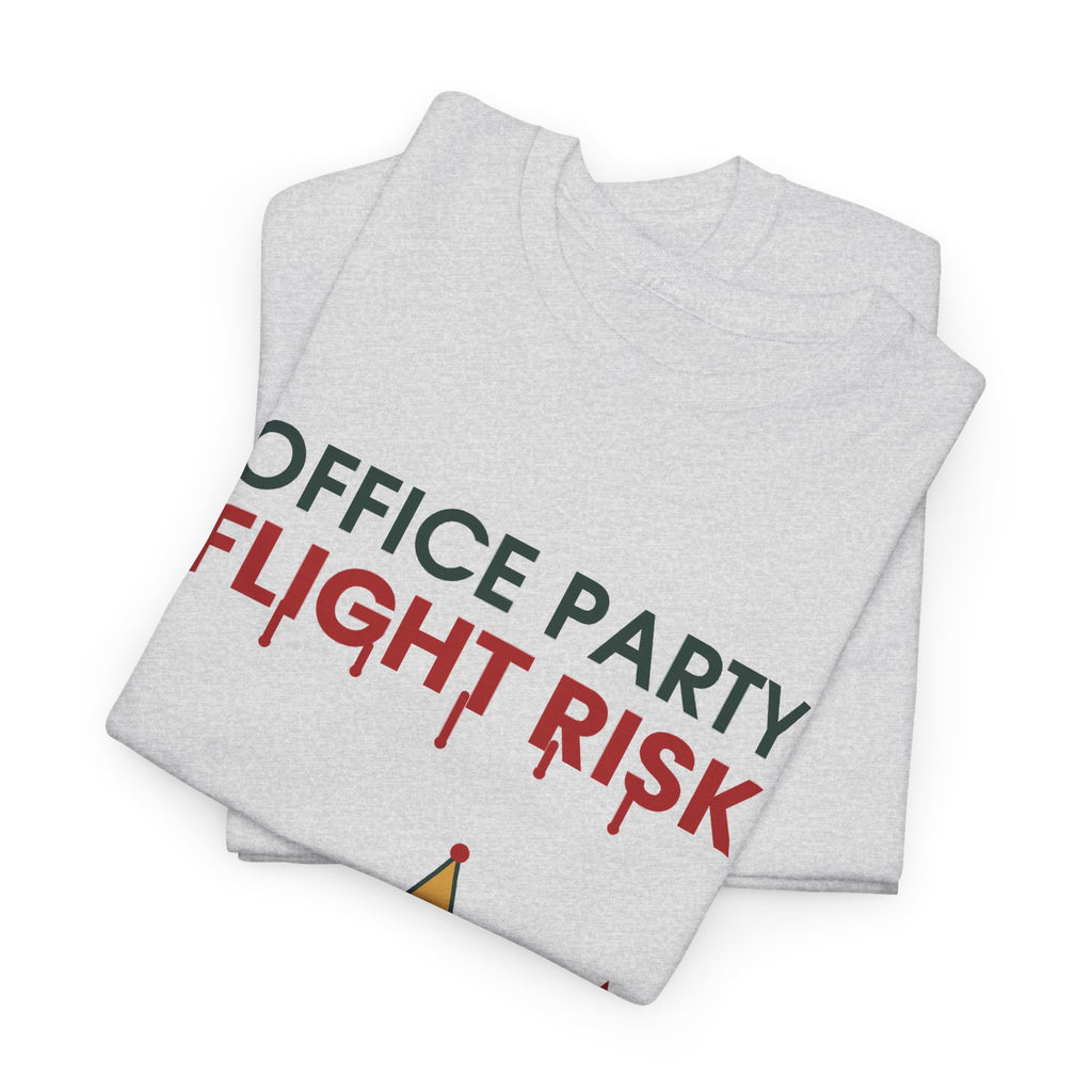 Office Party Flight Risk Christmas T-Shirt