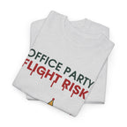 Office Party Flight Risk Christmas T-Shirt