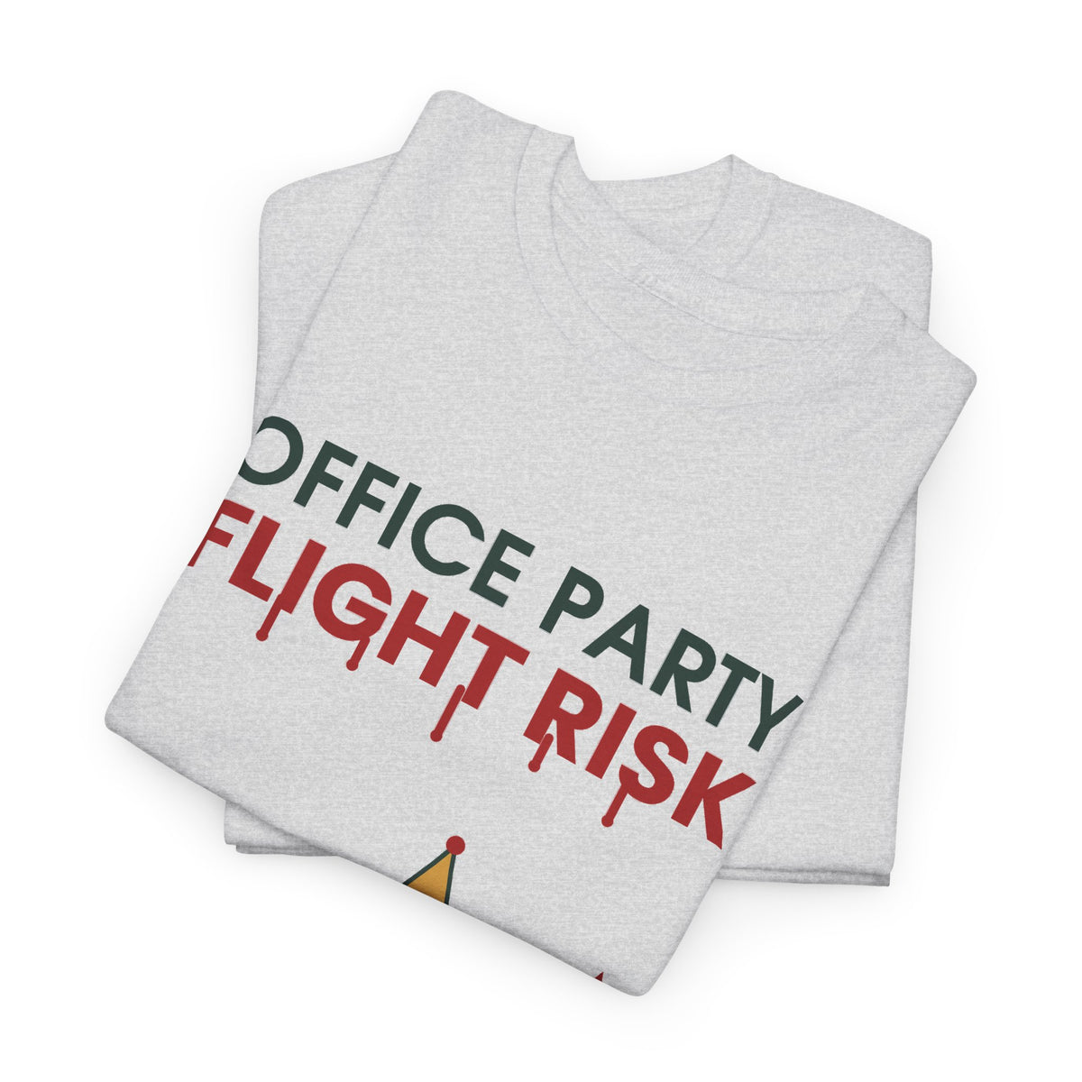 Office Party Flight Risk Christmas T-Shirt