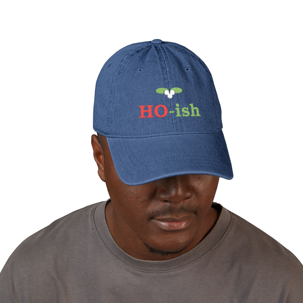 HO-ish Christmas Denim Hat