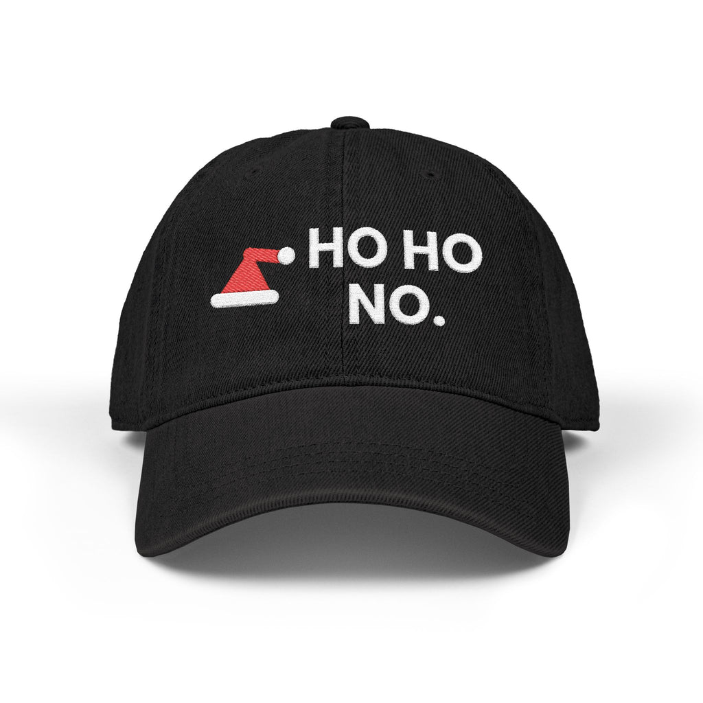 Ho Ho No Christmas Denim Hat