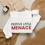 Festive Little Menace Christmas Sweatshirt