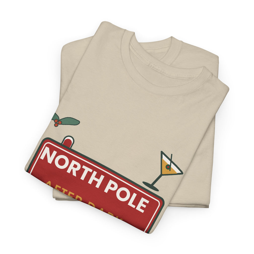 North Pole After Dark Christmas T-Shirt