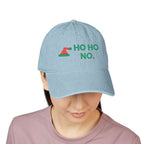Ho Ho No Christmas Denim Hat
