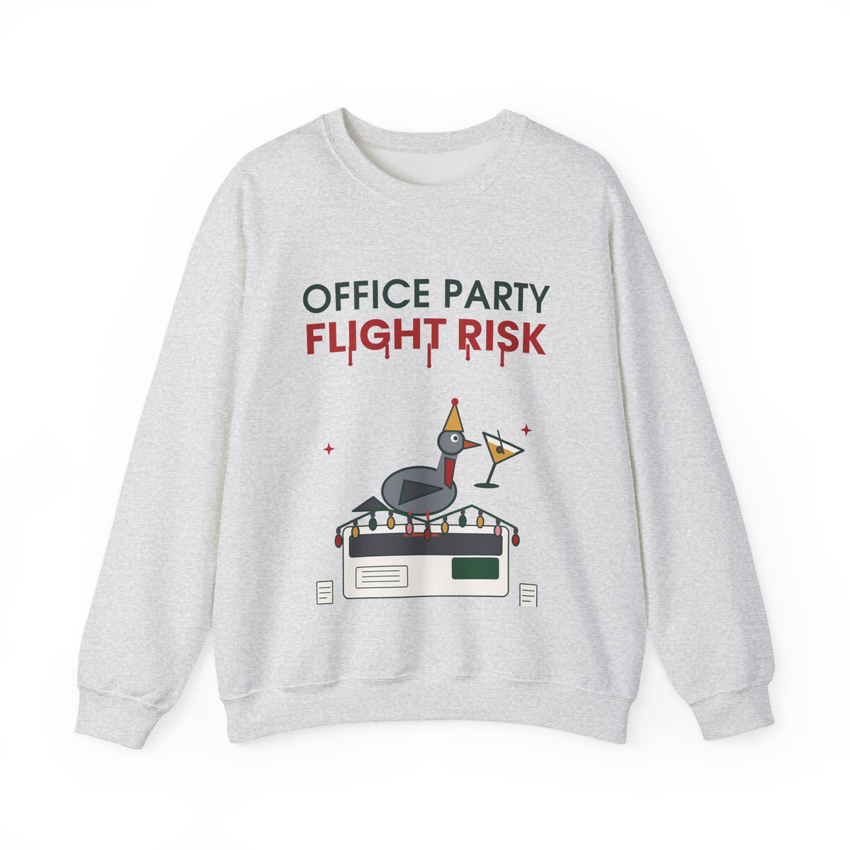 Office Party Flight Risk Christmas Sweatshirt