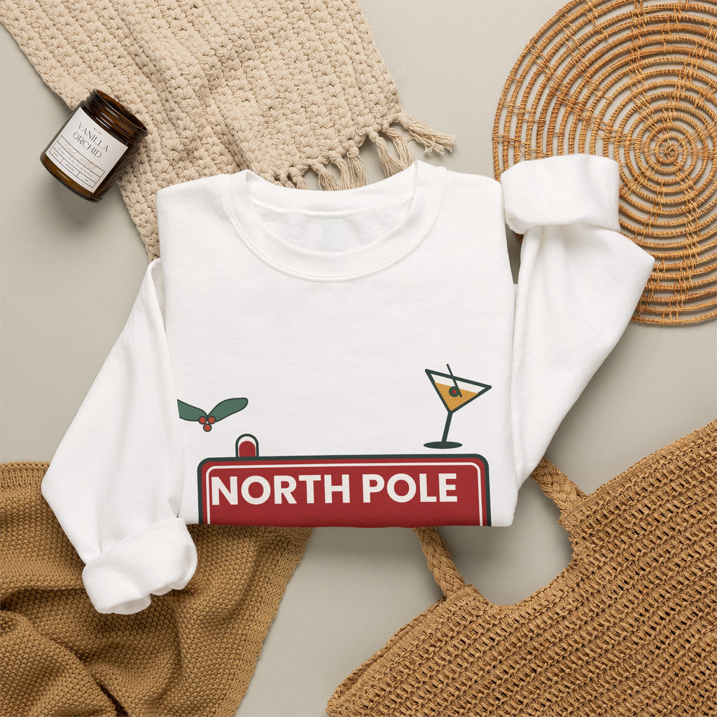 North Pole After Dark Christmas Sweatshirt