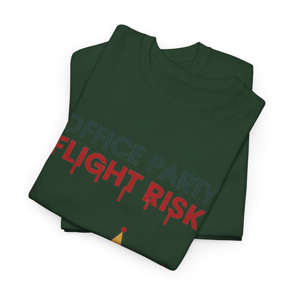 Office Party Flight Risk Christmas T-Shirt