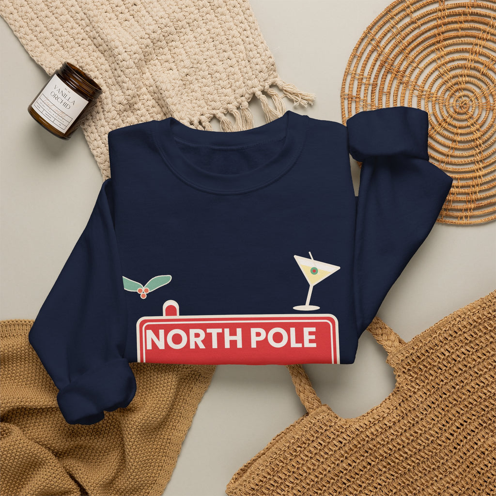North Pole After Dark Christmas Sweatshirt