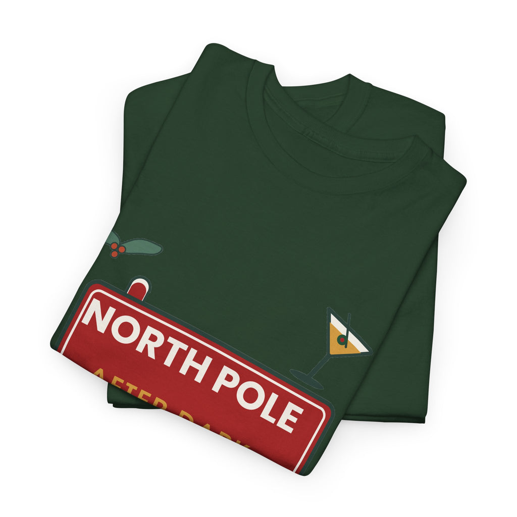 North Pole After Dark Christmas T-Shirt