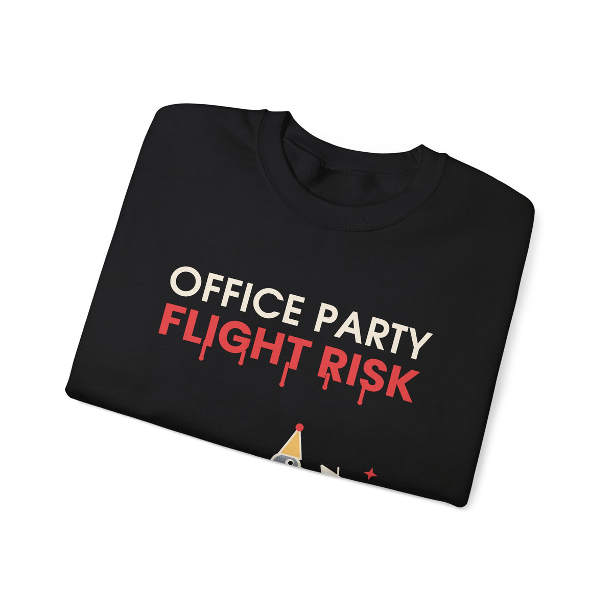 Office Party Flight Risk Christmas Sweatshirt