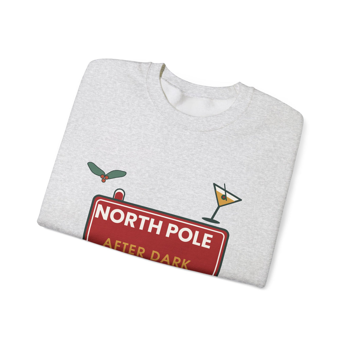 North Pole After Dark Christmas Sweatshirt