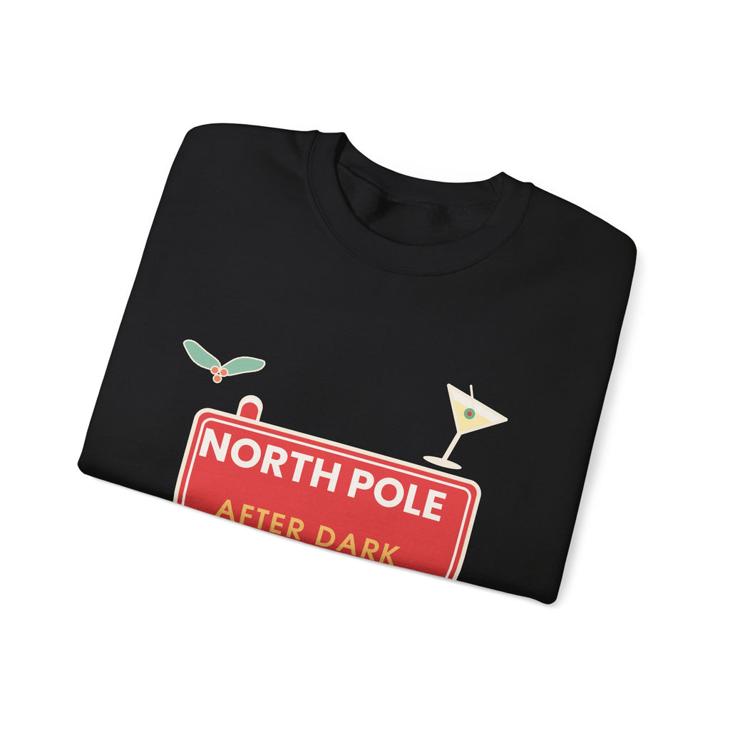 North Pole After Dark Christmas Sweatshirt