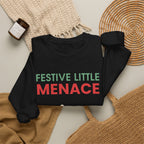Festive Little Menace Christmas Sweatshirt