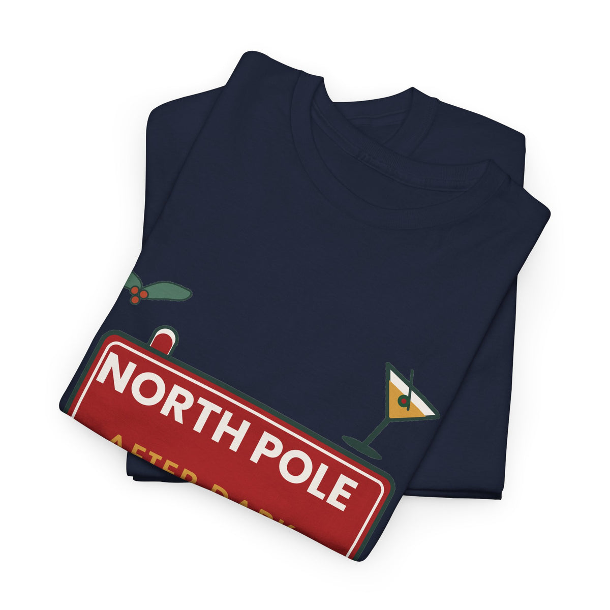 North Pole After Dark Christmas T-Shirt