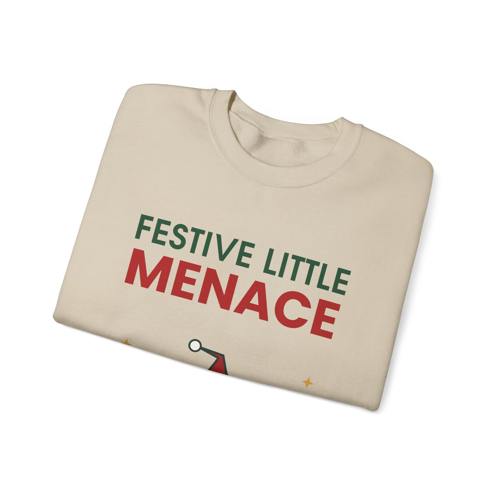 Festive Little Menace Christmas Sweatshirt