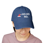 Ho Ho No Christmas Denim Hat