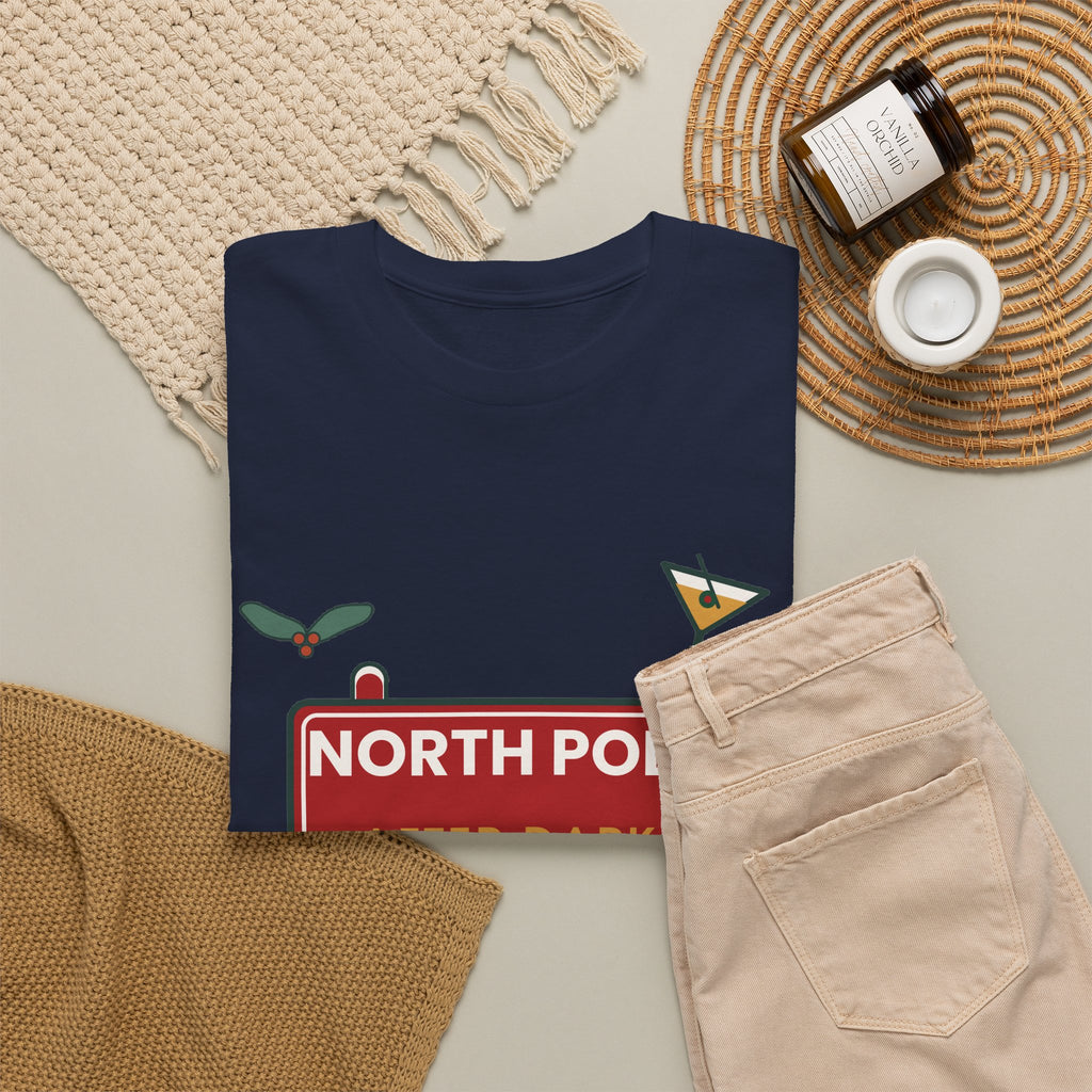North Pole After Dark Christmas T-Shirt