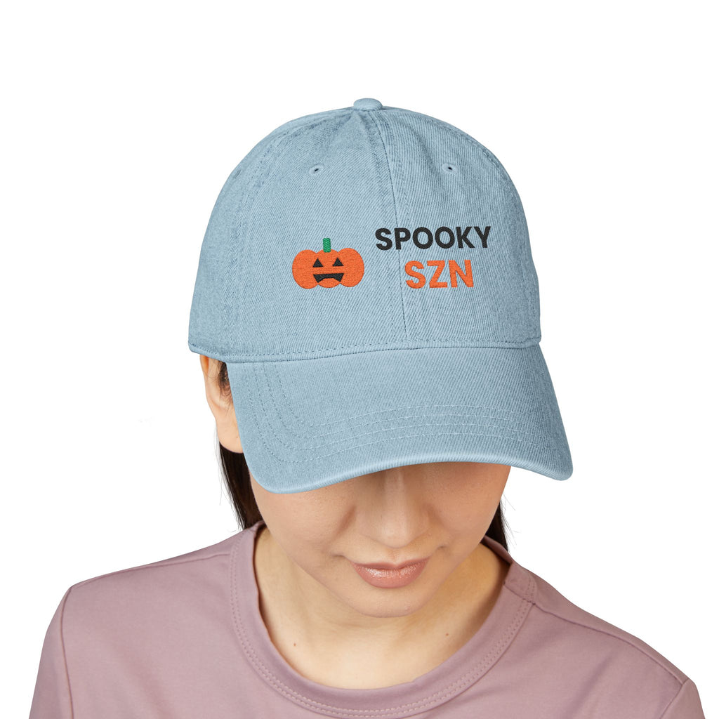 Spooky SZN Halloween Denim Hat