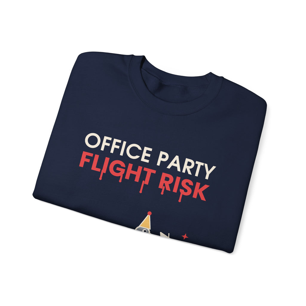 Office Party Flight Risk Christmas Sweatshirt