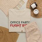 Office Party Flight Risk Christmas T-Shirt