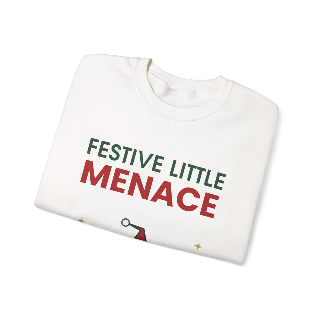 Festive Little Menace Christmas Sweatshirt