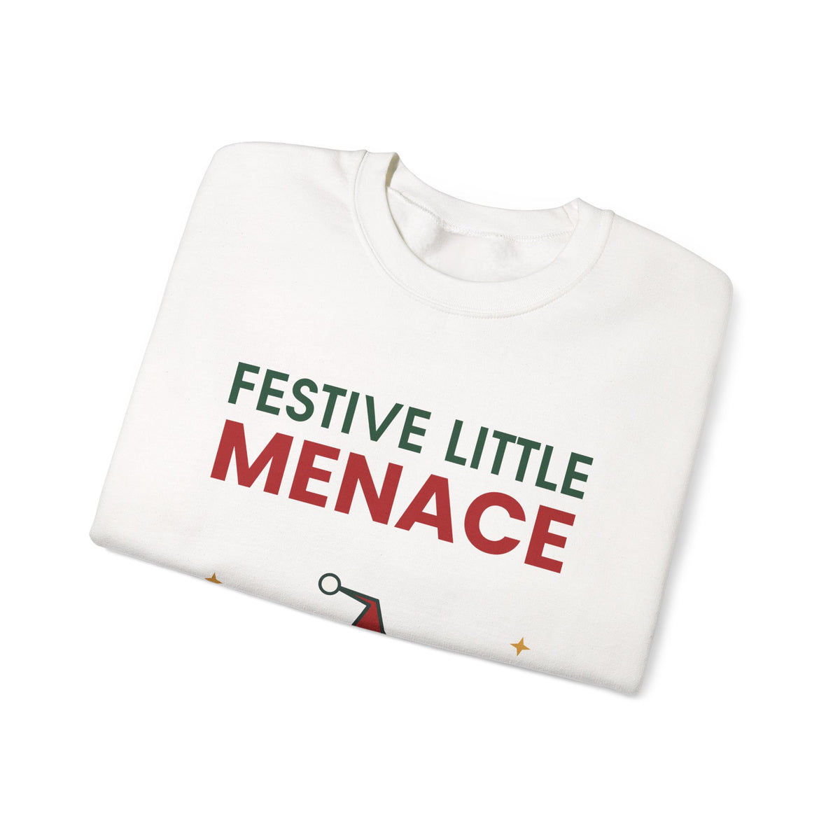 Festive Little Menace Christmas Sweatshirt