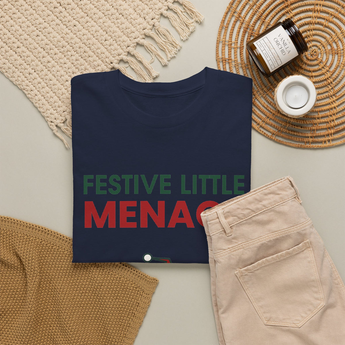 Festive Little Menace Christmas T-Shirt