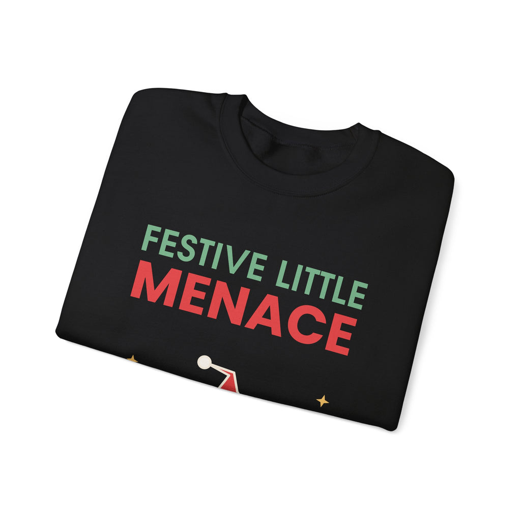 Festive Little Menace Christmas Sweatshirt
