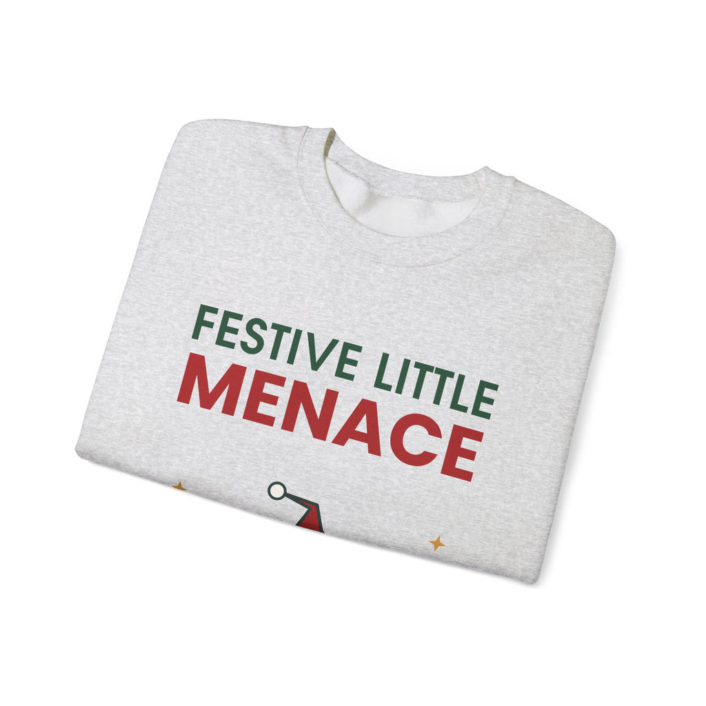 Festive Little Menace Christmas Sweatshirt