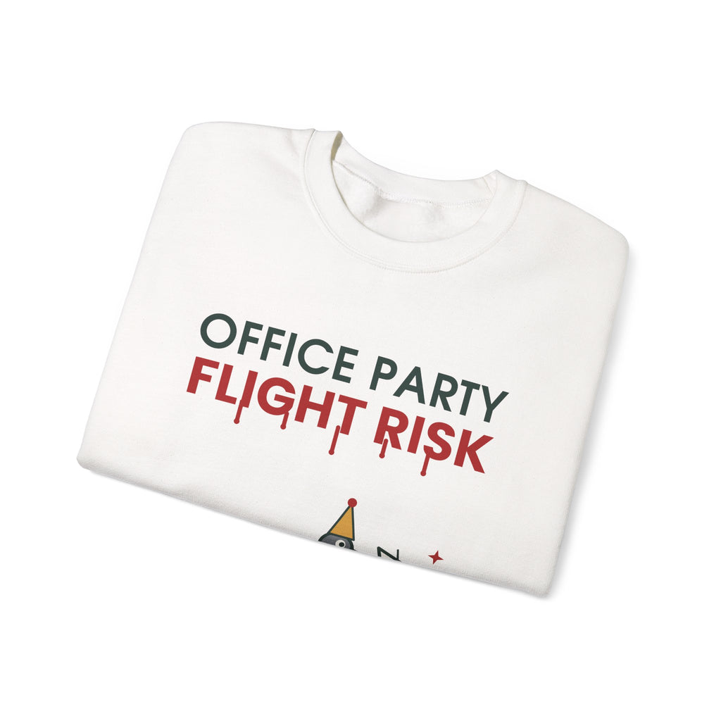 Office Party Flight Risk Christmas Sweatshirt
