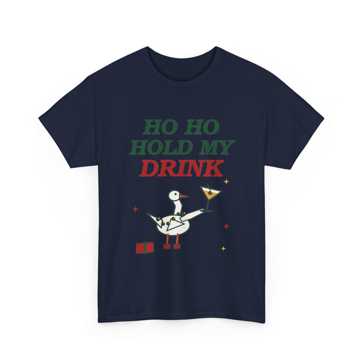 Ho Ho Hold My Drink Christmas T-Shirt