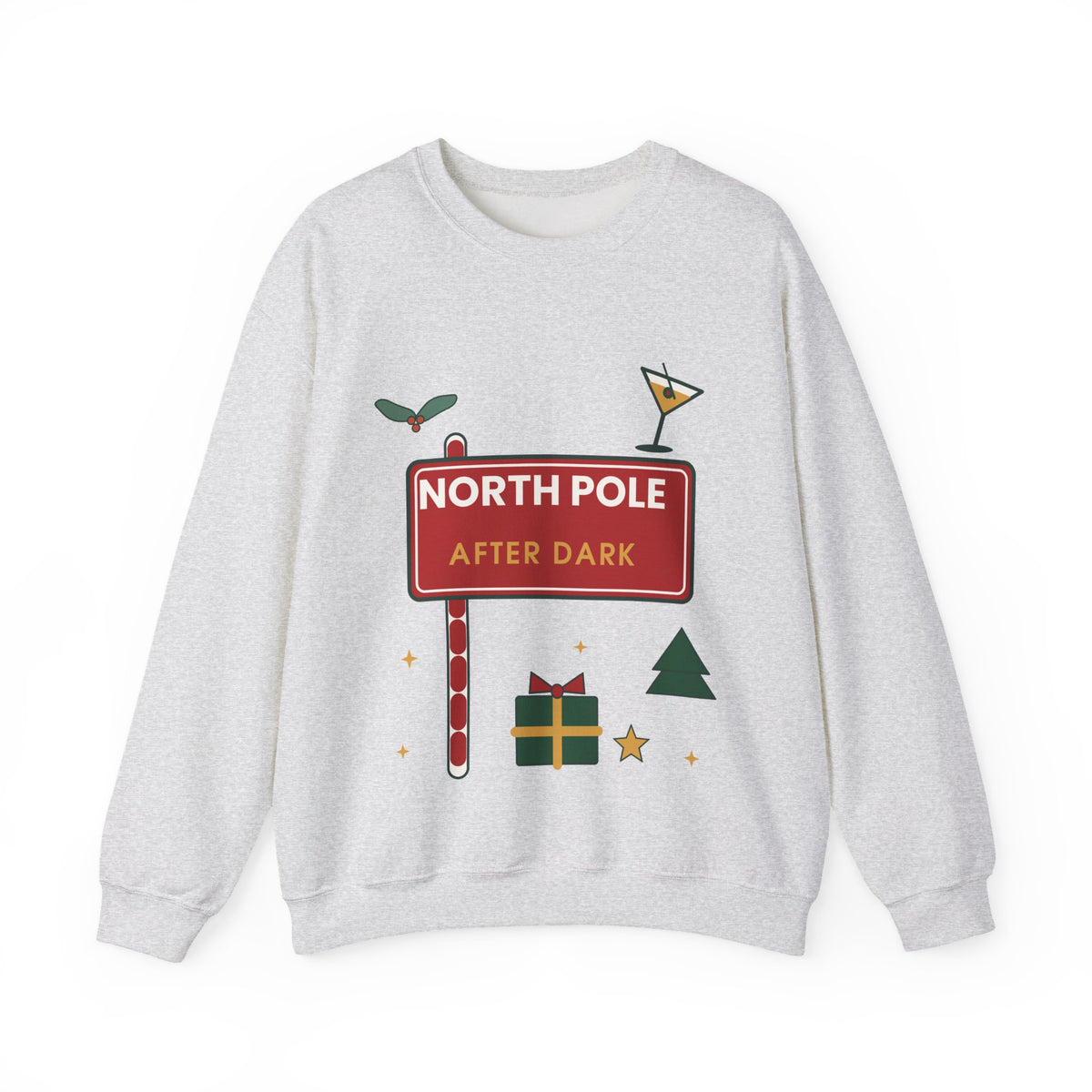 North Pole After Dark Christmas Sweatshirt
